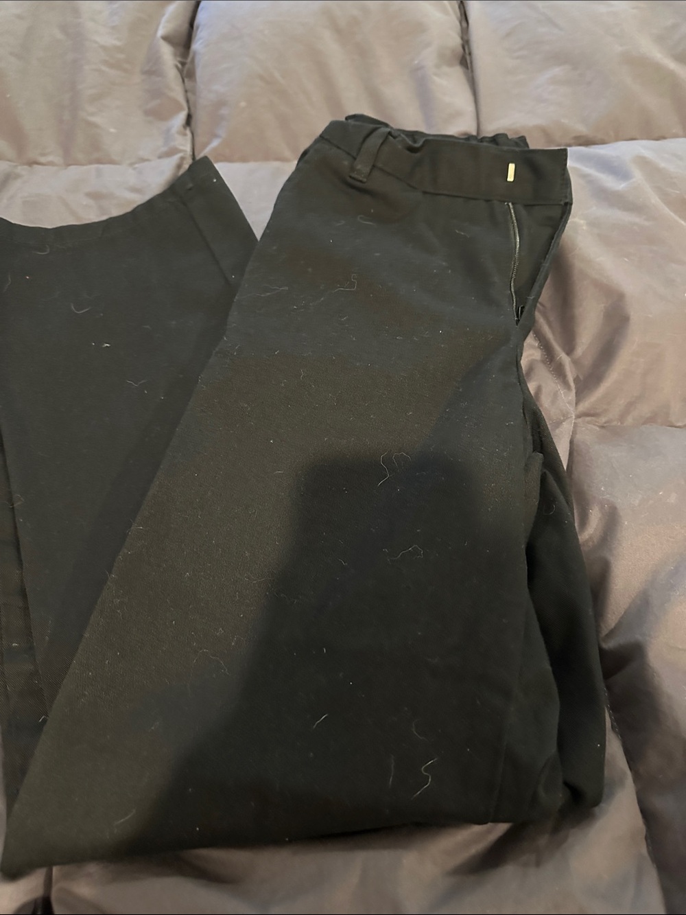 French Toast Black boys chino pants